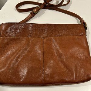 Margot Leather Crossbody in Camel